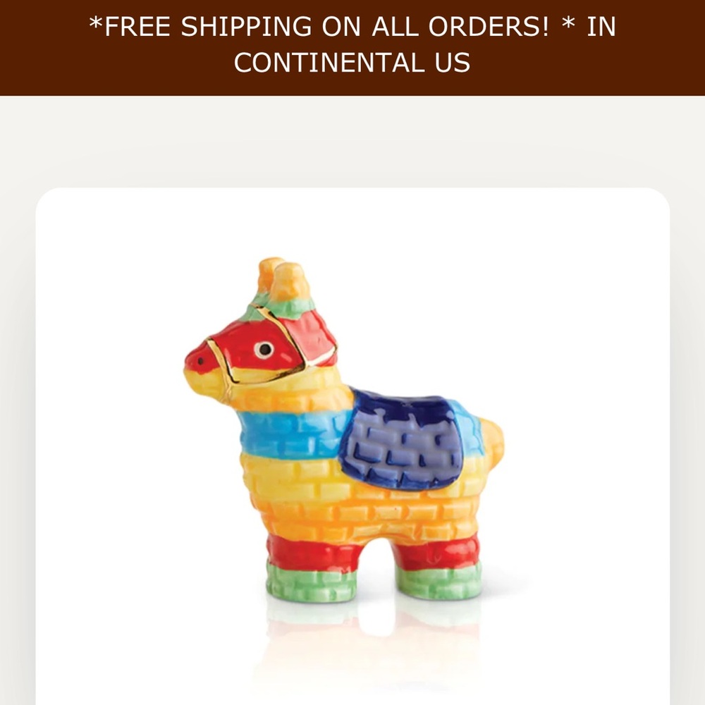 Nora Fleming Colorful Piñata Mini